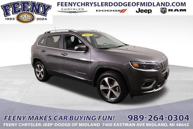 used 2021 Jeep Cherokee car, priced at $24,897