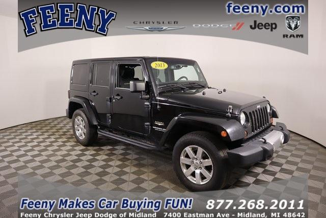 used 2013 Jeep Wrangler Unlimited car, priced at $15,989