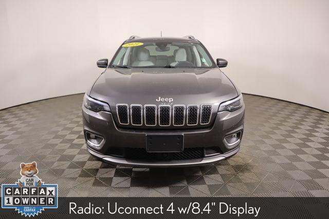 used 2021 Jeep Cherokee car, priced at $25,587