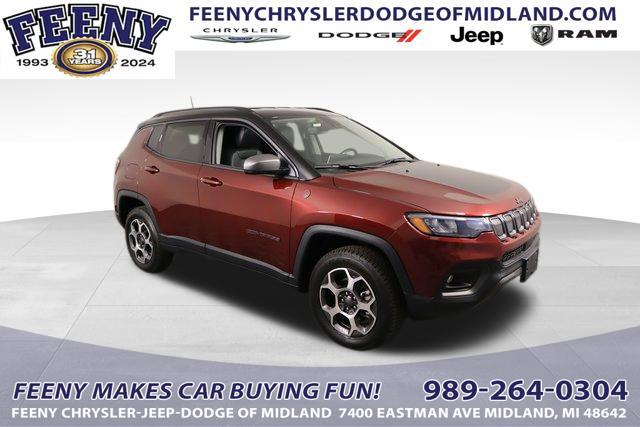 used 2022 Jeep Compass car, priced at $24,945