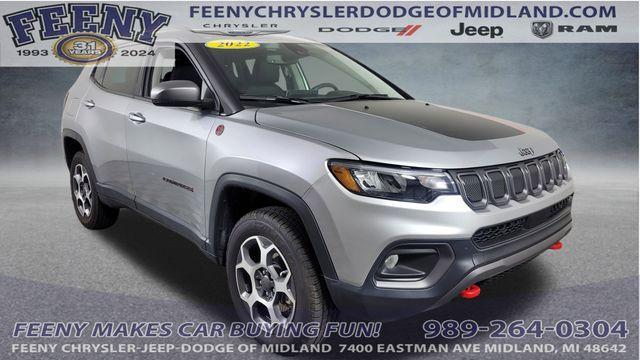 used 2022 Jeep Compass car, priced at $24,758