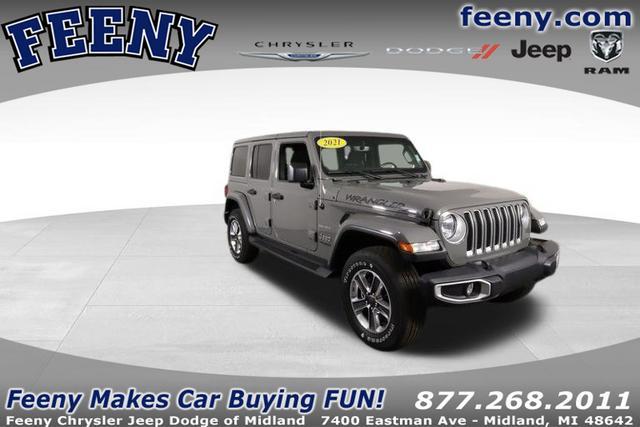 used 2021 Jeep Wrangler Unlimited car, priced at $32,409