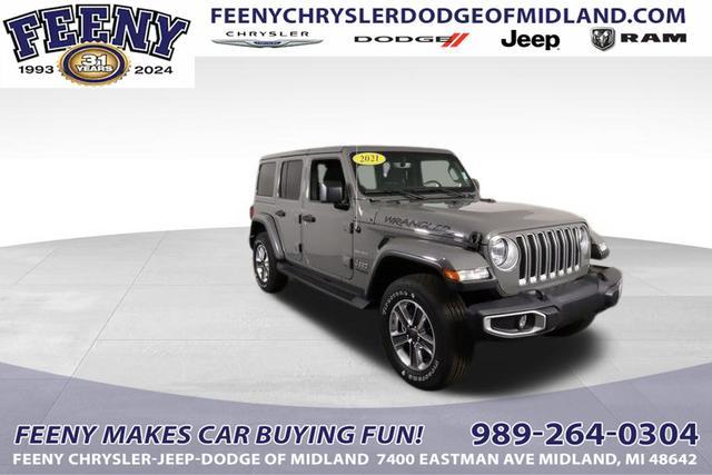 used 2021 Jeep Wrangler Unlimited car, priced at $31,866