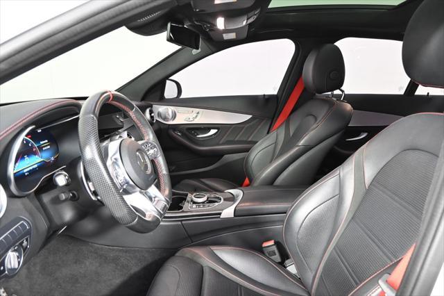used 2021 Mercedes-Benz AMG C 43 car, priced at $38,999