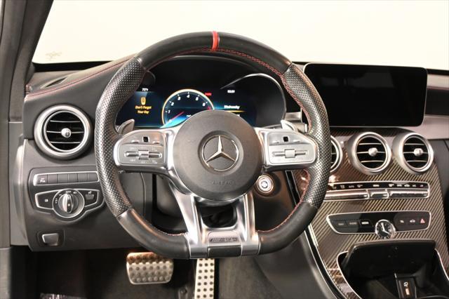 used 2021 Mercedes-Benz AMG C 43 car, priced at $38,999