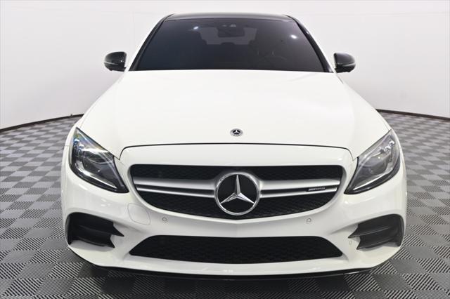 used 2021 Mercedes-Benz AMG C 43 car, priced at $38,999