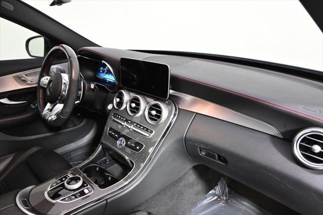 used 2021 Mercedes-Benz AMG C 43 car, priced at $38,999