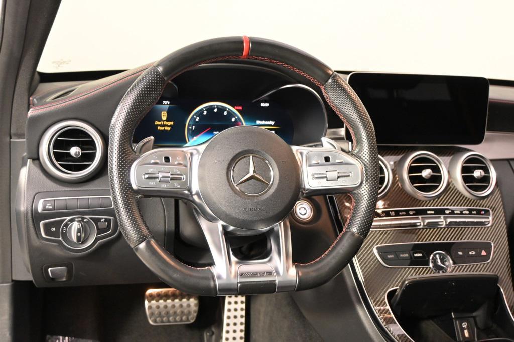 used 2021 Mercedes-Benz AMG C 43 car, priced at $35,999