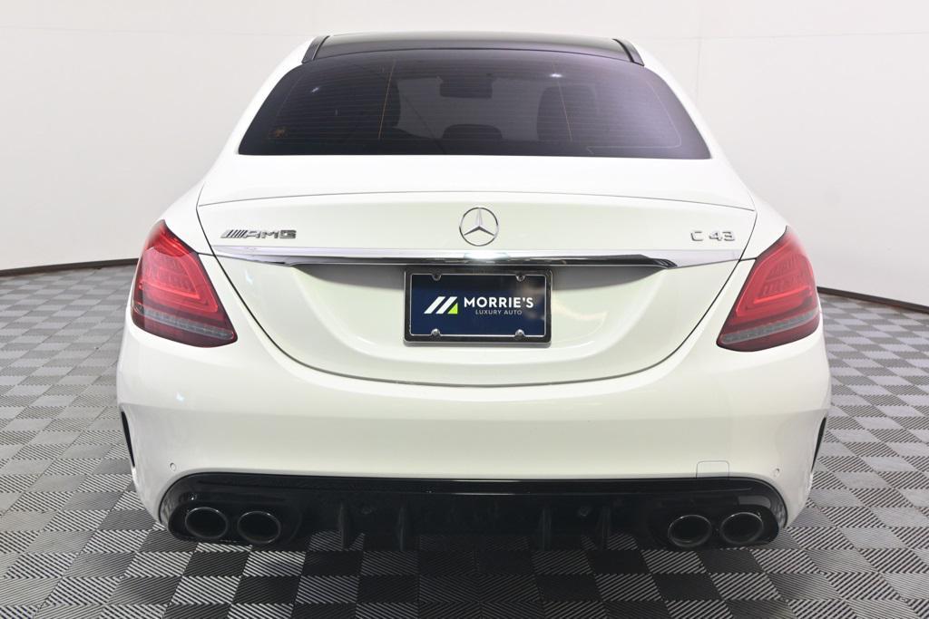 used 2021 Mercedes-Benz AMG C 43 car, priced at $35,999
