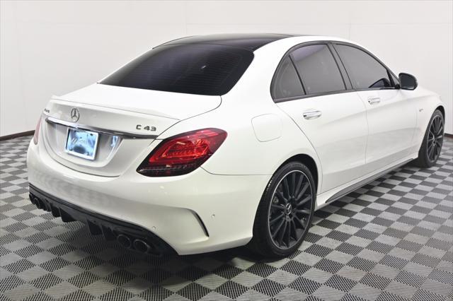 used 2021 Mercedes-Benz AMG C 43 car, priced at $38,999