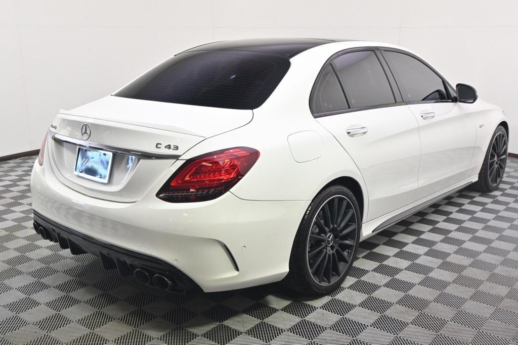 used 2021 Mercedes-Benz AMG C 43 car, priced at $35,999