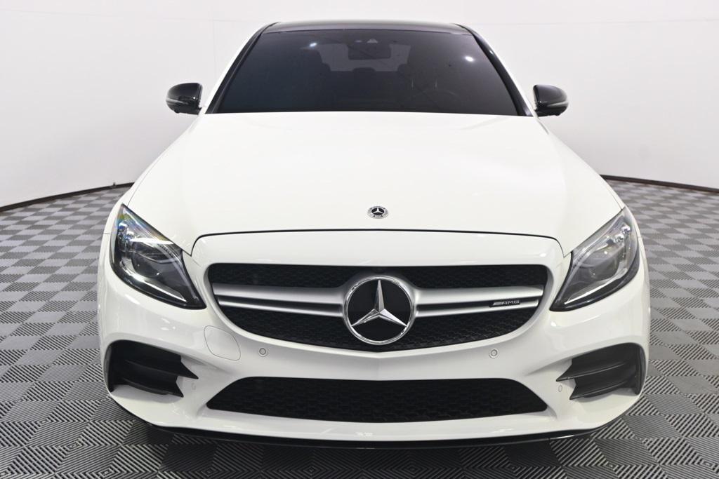 used 2021 Mercedes-Benz AMG C 43 car, priced at $35,999