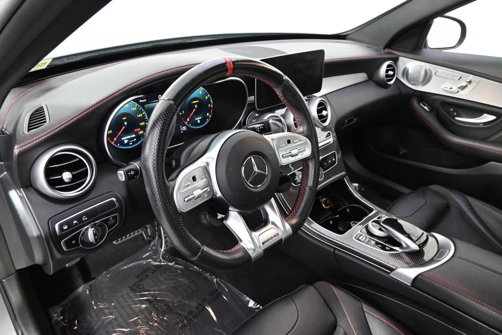 used 2021 Mercedes-Benz AMG C 43 car, priced at $40,999