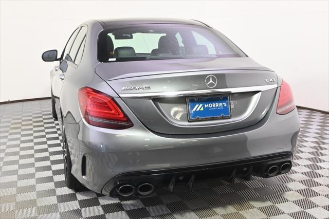 used 2021 Mercedes-Benz AMG C 43 car, priced at $44,777