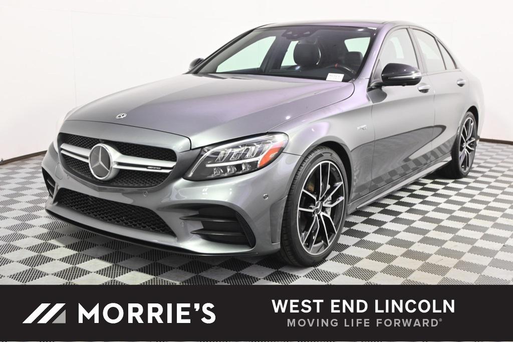 used 2021 Mercedes-Benz AMG C 43 car, priced at $40,999