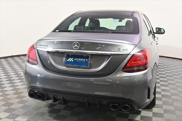 used 2021 Mercedes-Benz AMG C 43 car, priced at $44,777