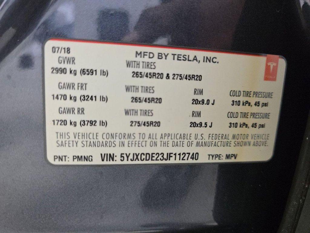 used 2018 Tesla Model X car, priced at $25,799