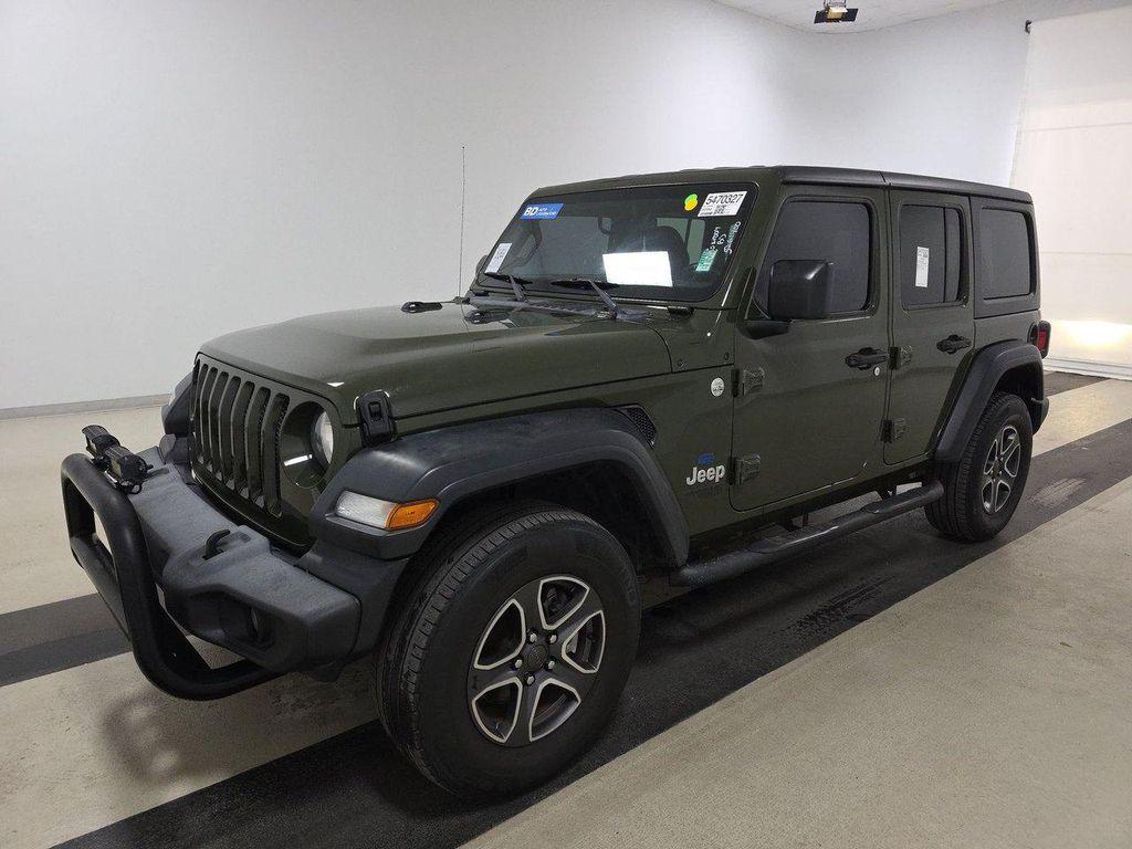 used 2020 Jeep Wrangler Unlimited car, priced at $21,499