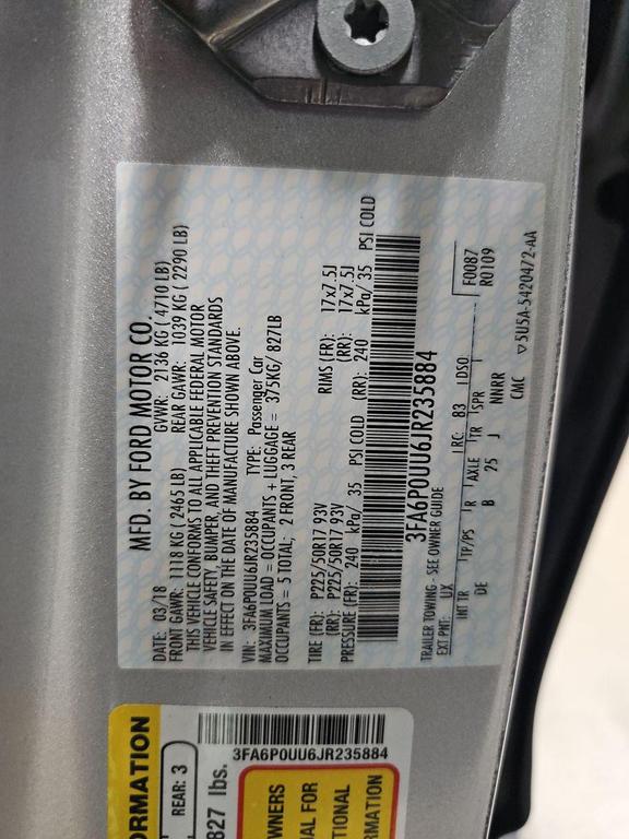 used 2018 Ford Fusion Hybrid car, priced at $10,499