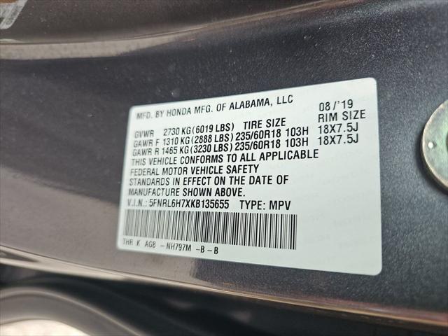 used 2019 Honda Odyssey car, priced at $33,499