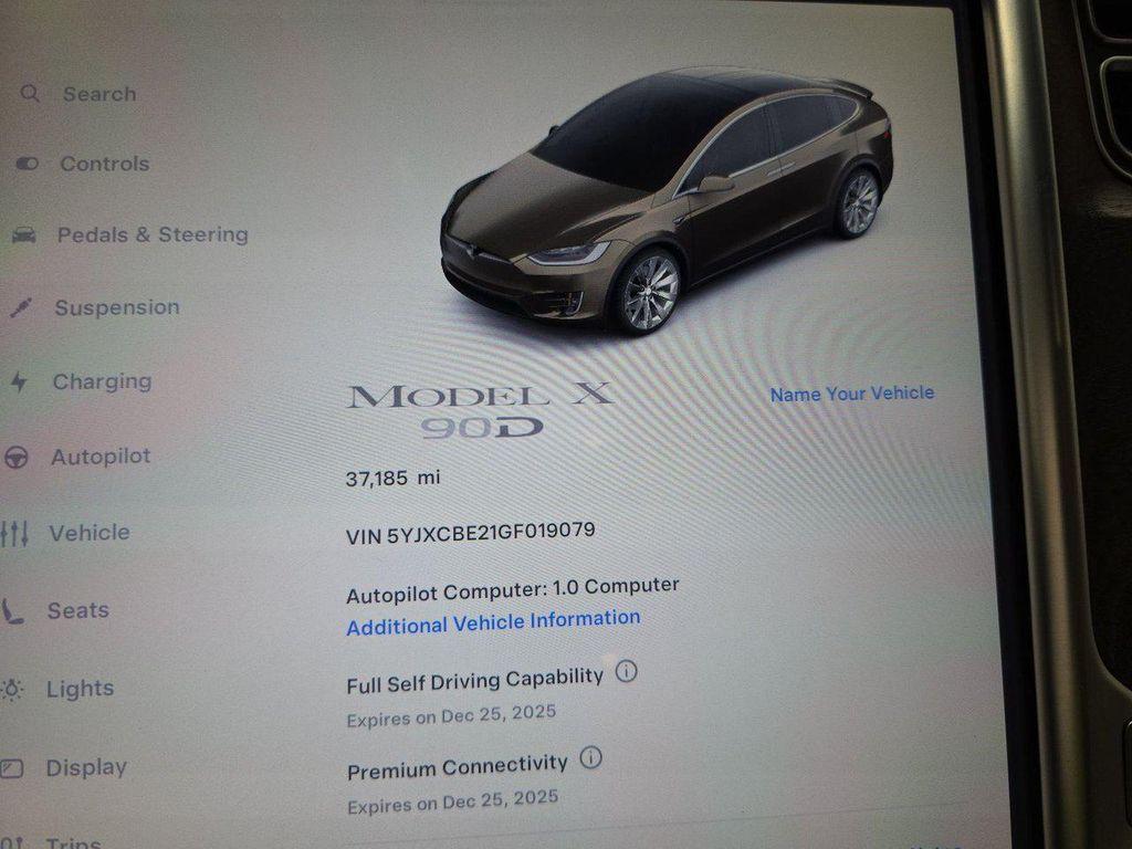 used 2016 Tesla Model X car, priced at $26,499