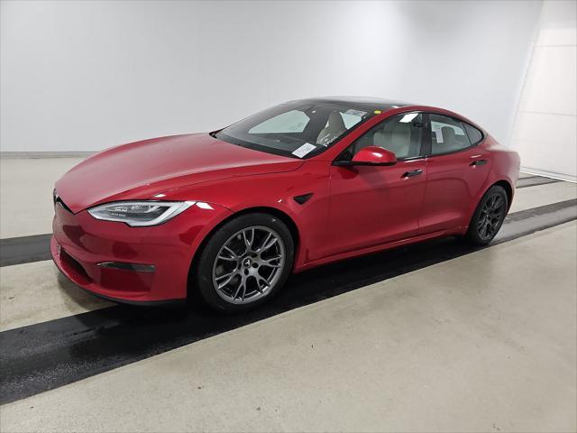 used 2021 Tesla Model S car, priced at $55,499