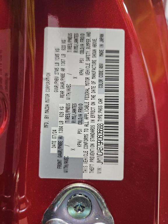 used 2024 Mazda MX-5 Miata car, priced at $26,999