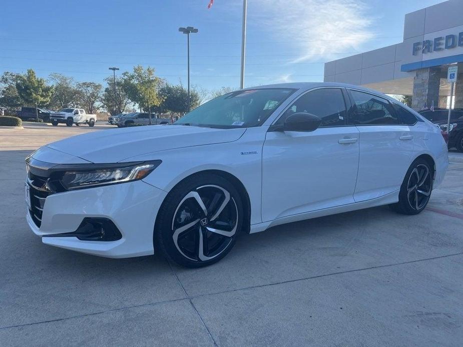 used 2022 Honda Accord Hybrid car, priced at $25,500