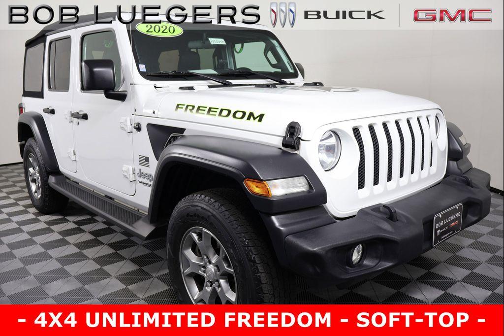 used 2020 Jeep Wrangler Unlimited car, priced at $22,989