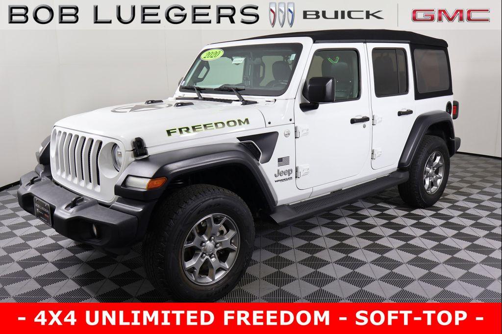 used 2020 Jeep Wrangler Unlimited car, priced at $22,989