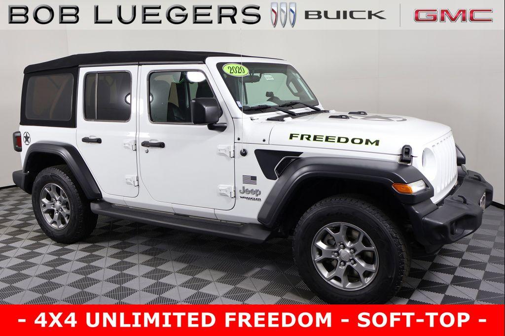 used 2020 Jeep Wrangler Unlimited car, priced at $22,989