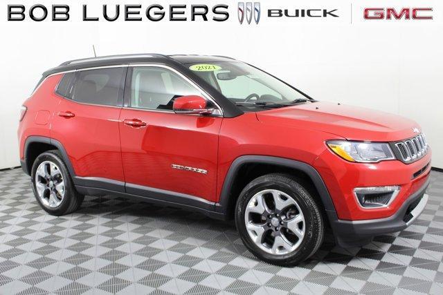 used 2021 Jeep Compass car, priced at $27,459