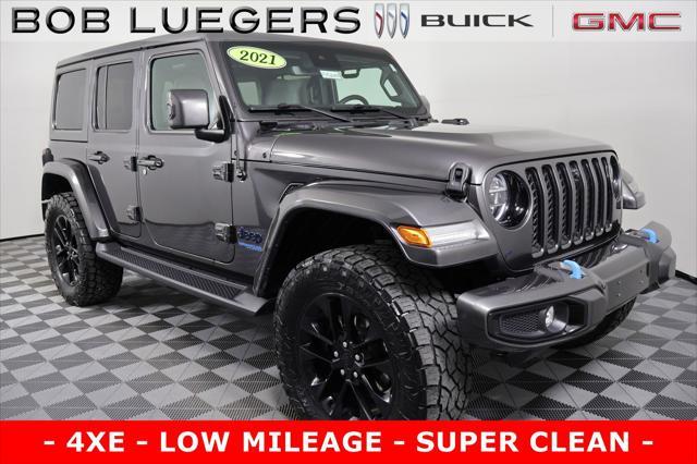 used 2021 Jeep Wrangler Unlimited 4xe car, priced at $35,965