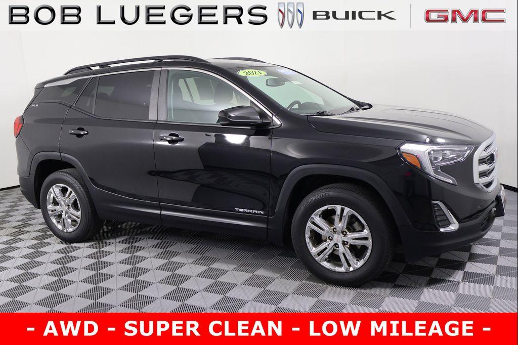 used 2021 GMC Terrain car, priced at $25,988