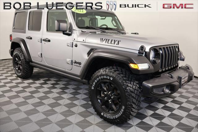 used 2021 Jeep Wrangler Unlimited car, priced at $34,588