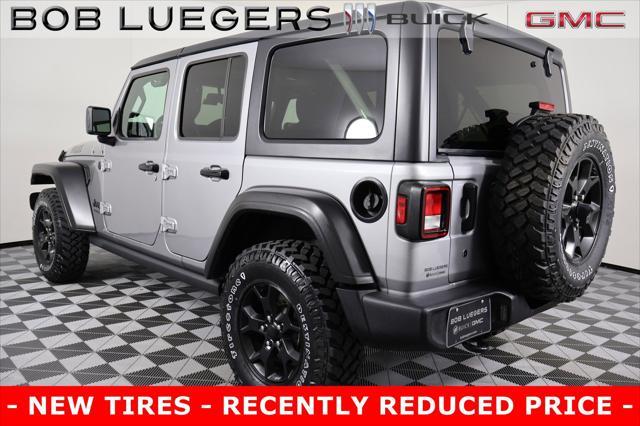 used 2021 Jeep Wrangler Unlimited car, priced at $32,488