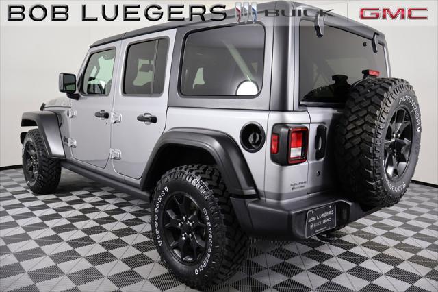 used 2021 Jeep Wrangler Unlimited car, priced at $34,588