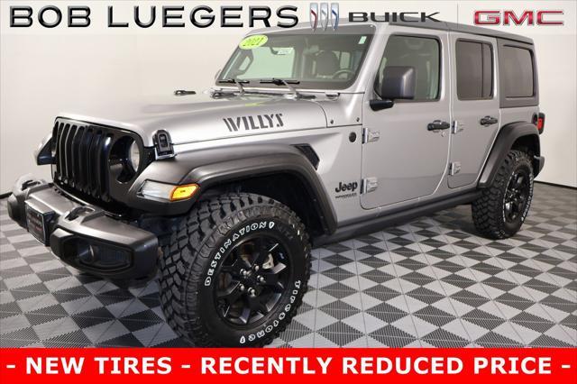 used 2021 Jeep Wrangler Unlimited car, priced at $32,488