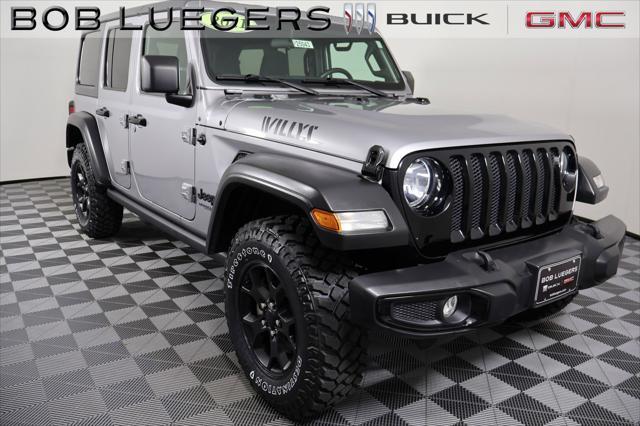 used 2021 Jeep Wrangler Unlimited car, priced at $34,588