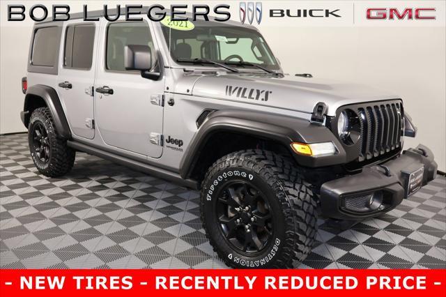 used 2021 Jeep Wrangler Unlimited car, priced at $32,488