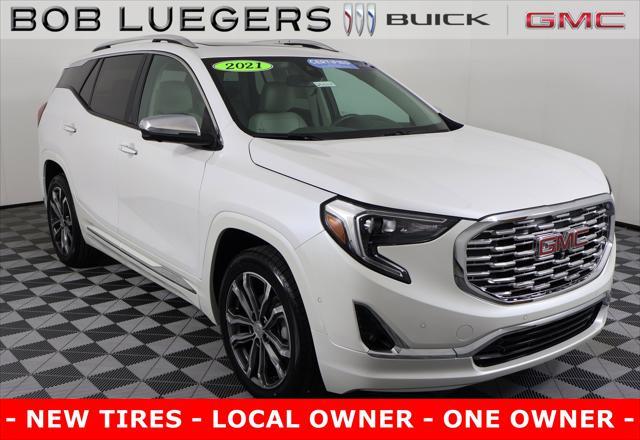 used 2021 GMC Terrain car, priced at $31,565
