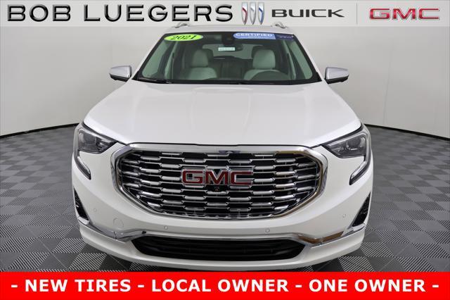 used 2021 GMC Terrain car, priced at $31,565