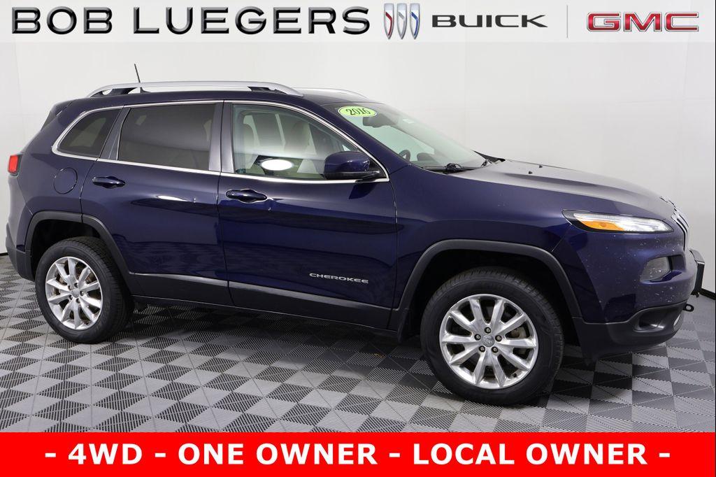 used 2016 Jeep Cherokee car, priced at $11,989