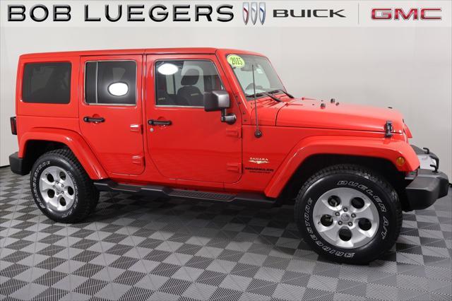 used 2015 Jeep Wrangler Unlimited car, priced at $24,969