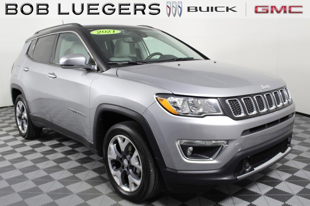 used 2021 Jeep Compass car, priced at $25,553