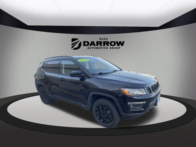 used 2021 Jeep Compass car, priced at $17,191