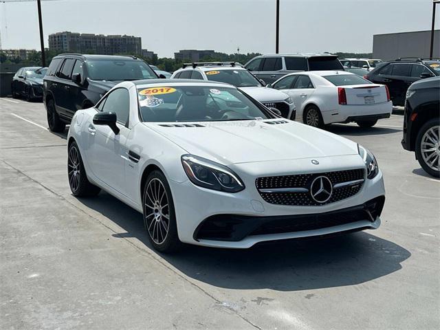 used 2017 Mercedes-Benz AMG SLC 43 car, priced at $35,000