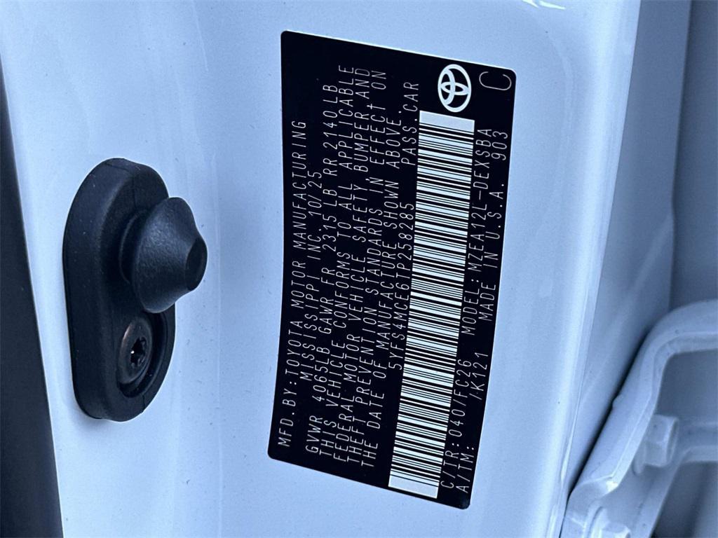 new 2026 Toyota Corolla car, priced at $26,694