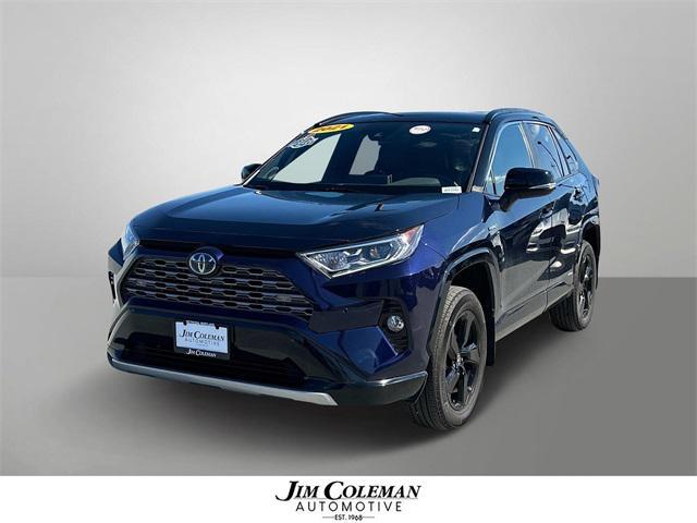 used 2021 Toyota RAV4 Hybrid car, priced at $34,500