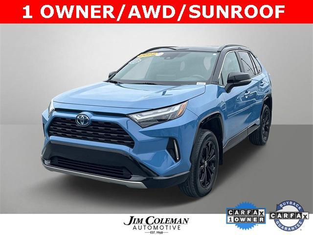 used 2022 Toyota RAV4 Hybrid car, priced at $34,997